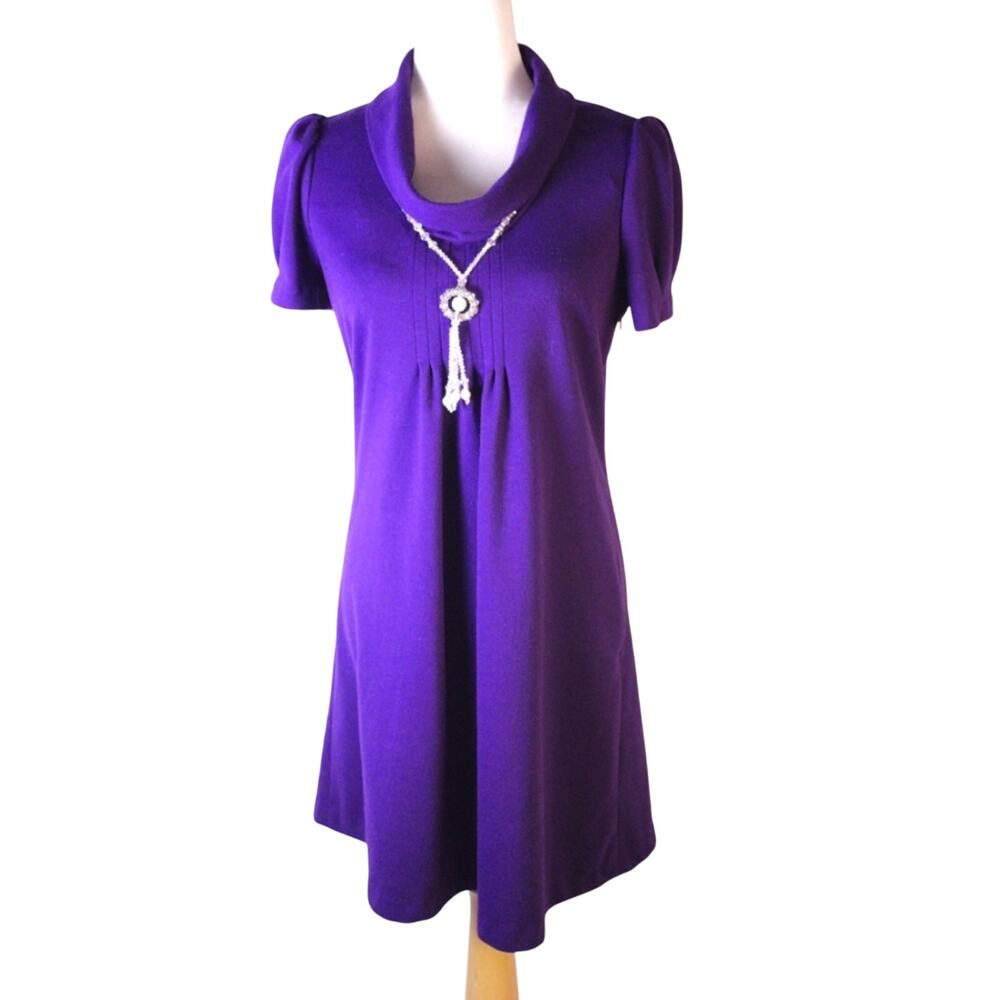 Women's Cowl neck Dress | Calvin Klein | Size 4/6 | Purple